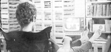 Candle Maker Relaxing At Desk